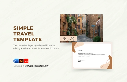 Simple Travel Template