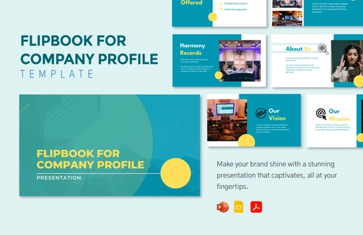 Flipbook Template for Company Profile