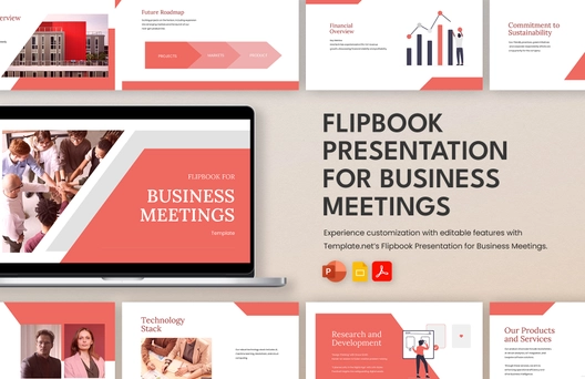 Flipbook Presentation for Business Meetings