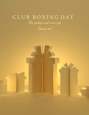 Free Club Boxing Day Flyer Template to Edit Online | Template.net
