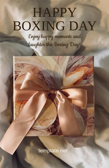 Free Boxing Day Poster Design Template to Edit Online
