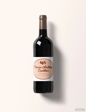 Vintage Wine Label Template