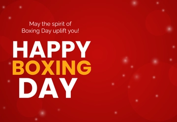 Free Boxing Day Card Template to Edit Online