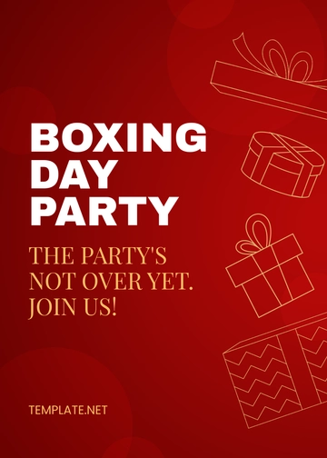Free Boxing Day Party Invitation Template to Edit Online Free Boxing Day Party Invitation Template to Edit Online