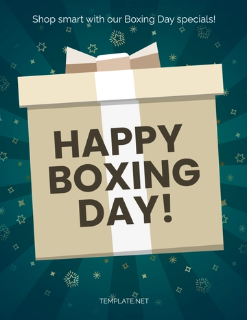 Free Boxing Day Flyer Template to Edit Online