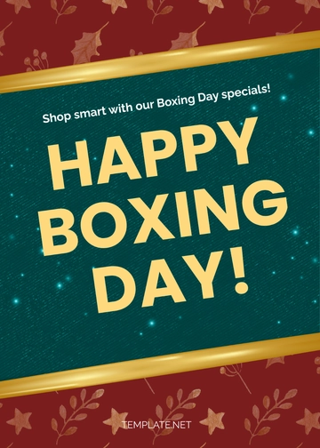 Free Boxing Day Wishes Template to Edit Online