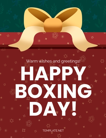 Free Happy Boxing Day 2023 Flyer Template to Edit Online