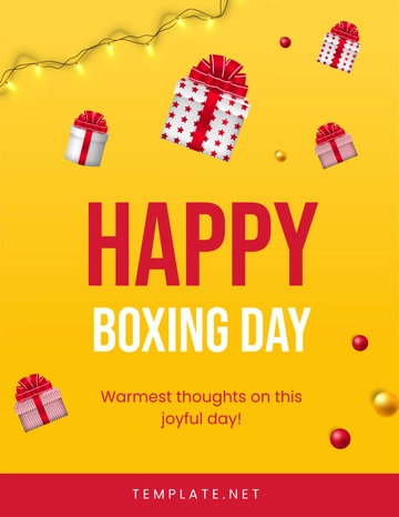 Free Simple Boxing Day Flyer Template to Edit Online | Template.net