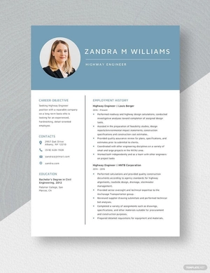 Highway Engineer Resume