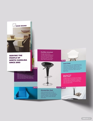 Furniture Tri-Fold Brochure Template