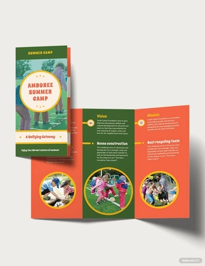 Summer Camp Tri-Fold Brochure Template