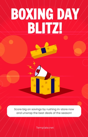 Free Boxing Day Sale Poster  Template to Edit Online