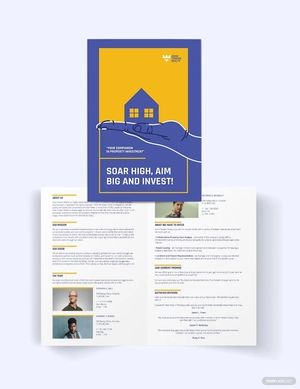 Residential Real Estate Investment Bi-fold Brochure Template