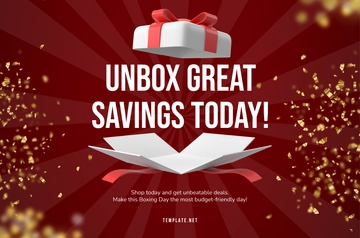 Free Boxing Day Sale Delas Template to Edit Online