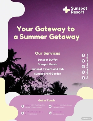 Summer Flyer Template