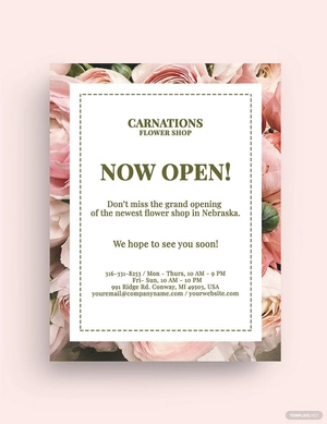 Business Grand Opening Flyer Template
