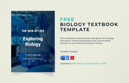 Biology Textbook Template