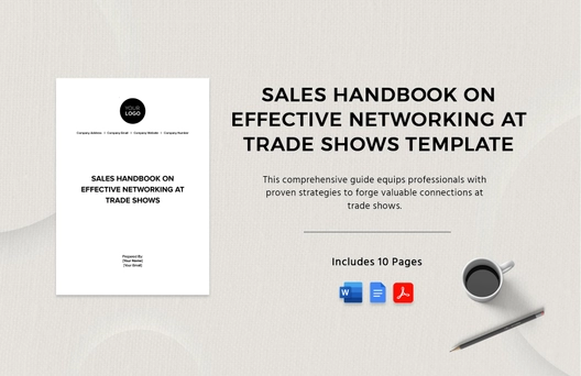 Sales Handbook on Effective Networking at Trade Shows Template