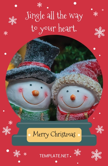 Free Merry Christmas Poster Template to Edit Online