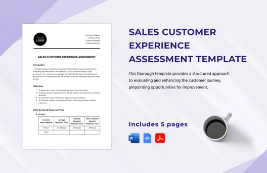 Sales Customer Experience Assessment Template