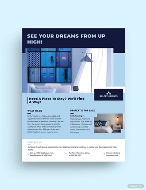 Apartment/ Condo Agent/Agency Flyer Template
