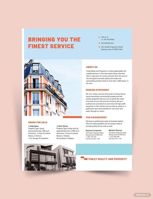 House Realtor Flyer Template
