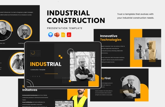 Industrial Construction Template Industrial Construction Template