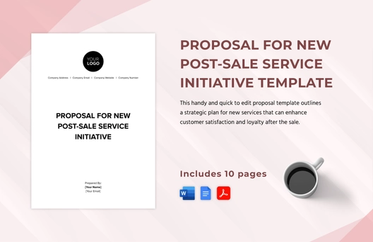 Proposal for New Post-Sale Service Initiative Template