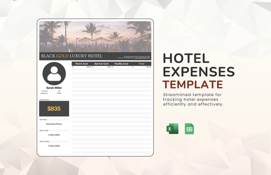 Hotel Expenses Template