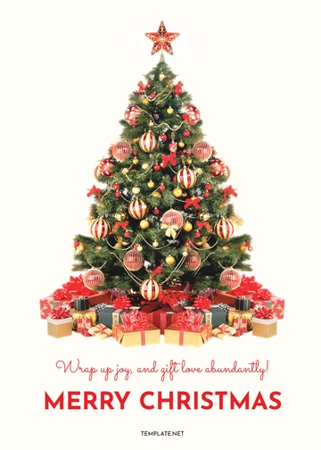 Free Christmas Greeting Card Template to Edit Online