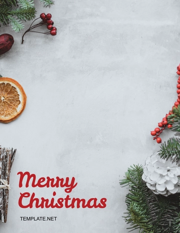 Free Blank Christmas Flyer Template to Edit Online | Template.net