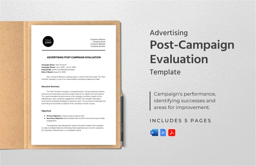 Advertising Post-Campaign Evaluation Template