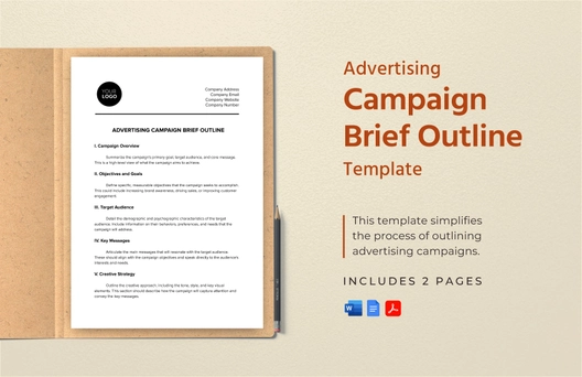 Advertising Campaign Brief Outline Template