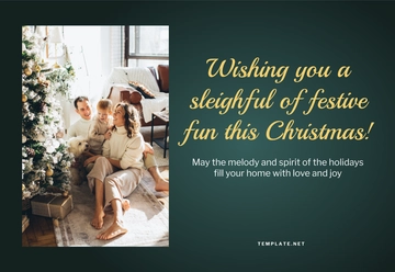 Free Family Christmas Card Template to Edit Online