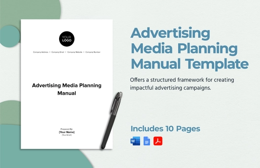 Advertising Media Planning Manual Template