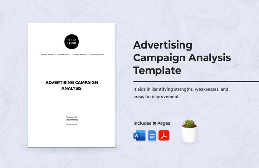 Advertising Campaign Analysis  Template