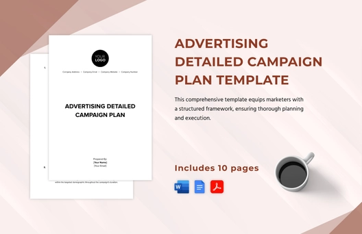 Advertising Detailed Campaign Plan Template