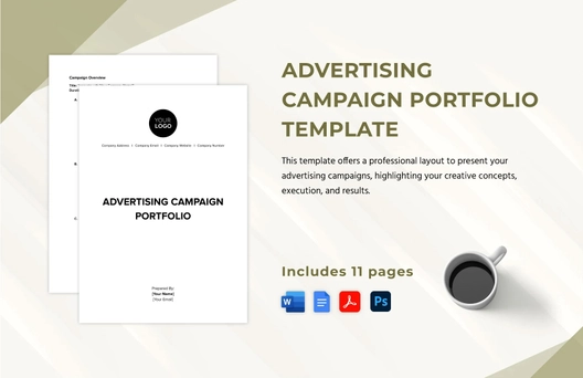 Advertising Campaign Portfolio Template