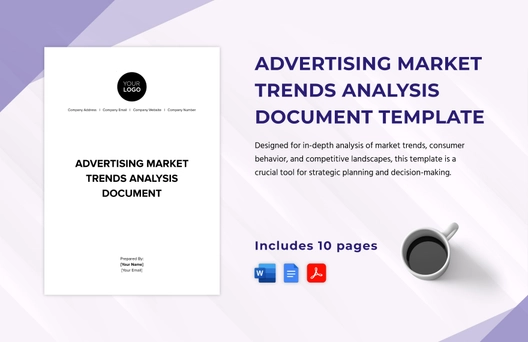 Advertising Market Trends Analysis Document Template