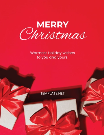 Free Happy Christmas Flyer Template to Edit Online | Template.net