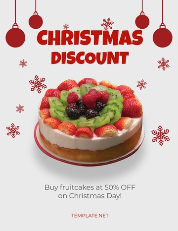 Free Christmas Food Flyer Template to Edit Online