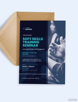 Printable Seminar Invitation Template