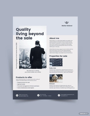 Real Estate Development Investor Flyer Template Real Estate Development Investor Flyer Template