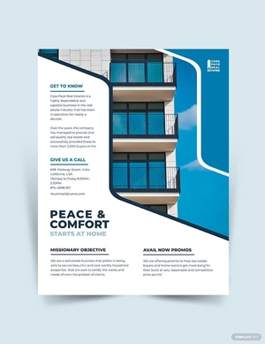 Real Estate Listing Flyer Template