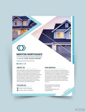 Real Estate Mortgage Broker Flyer Template