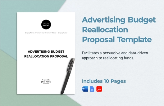 Advertising Budget Reallocation Proposal Template