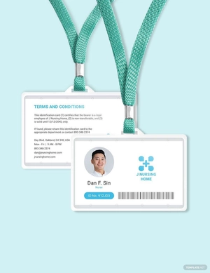 Nursing Home ID Card Template Nursing Home ID Card Template
