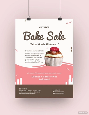 Bake Sale Poster Template