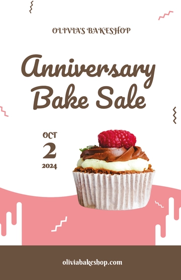 Free Bake Sale Poster Template to Edit Online