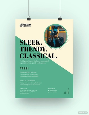 Corporate Photography Poster Template